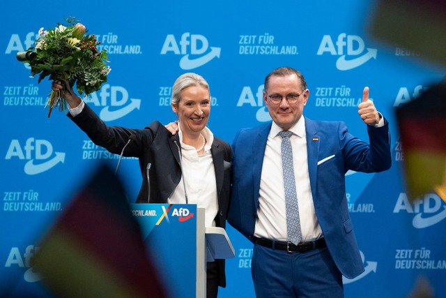 Noch vor der Debatte &uuml;ber das Wah...l;r die Bundestagswahl am 23. Februar.  | Foto: Sebastian Kahnert/dpa