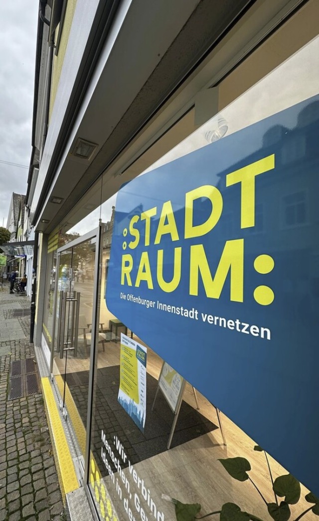 Im Stadtraum in der Steinstrae 18 gibt es Informationen zum Fernwrmeausbau.   | Foto: Helmut Seller