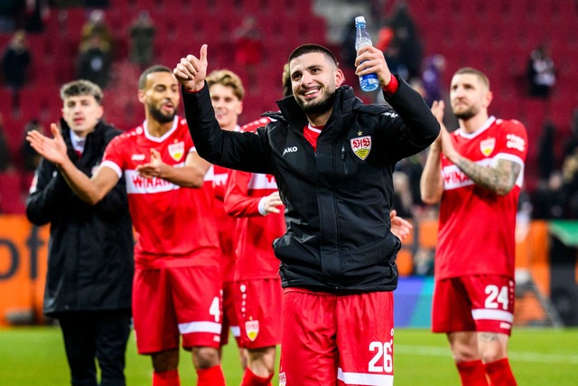 Deniz Undav hat nach seinem Comeback gut lachen.  | Foto: Tom Weller/dpa