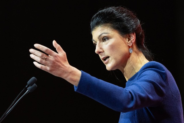 Parteigr&uuml;nderin Sahra Wagenknecht...n au&szlig;en angefeindet. (Archibild)  | Foto: Hannes P. Albert/dpa