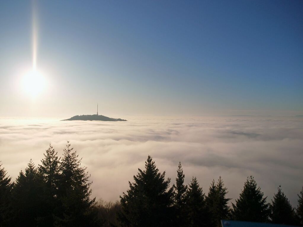 Blick vom Eichelspitzturm  auf den Totenkopf