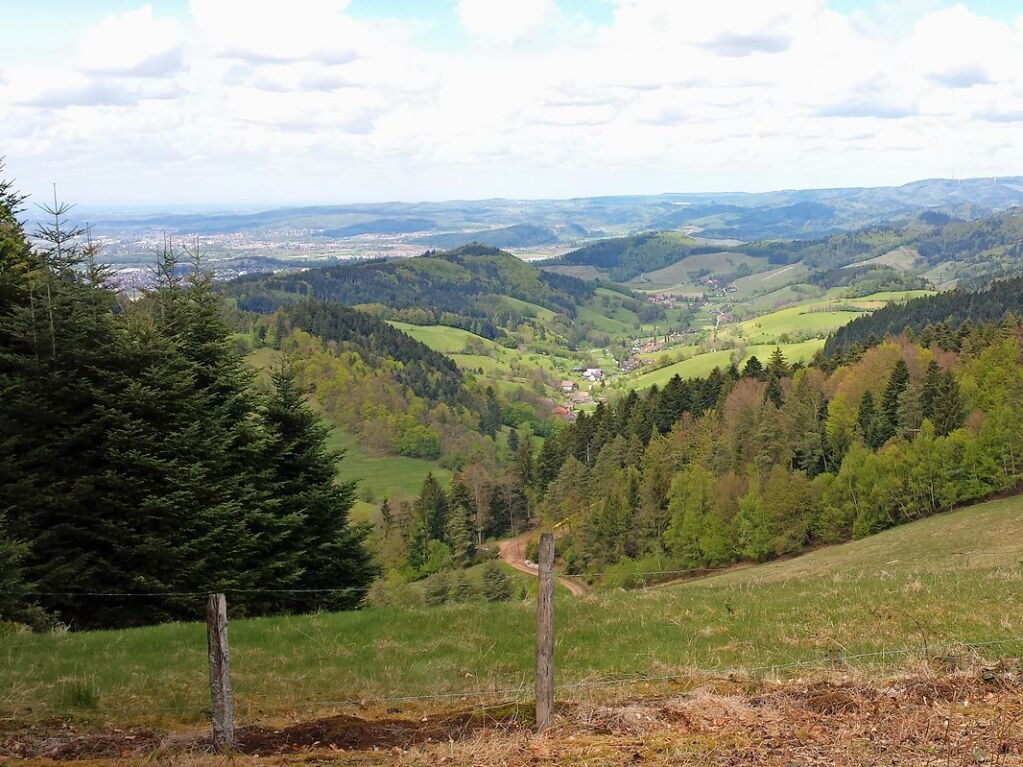 Streckereck mit Blick in Richtung Fhrental