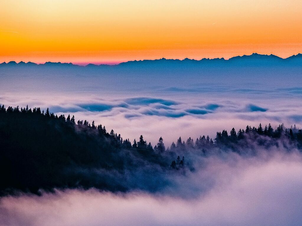 Herzogenhorn zum Sonnenaufgang