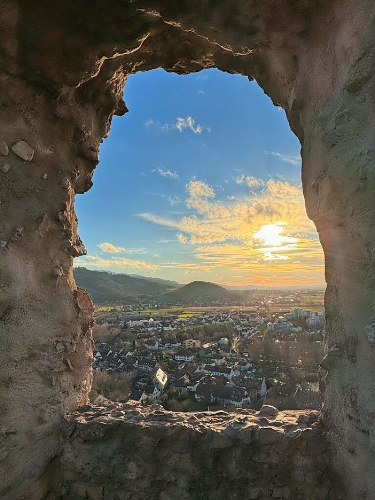 Blick von der Staufener Burgruine