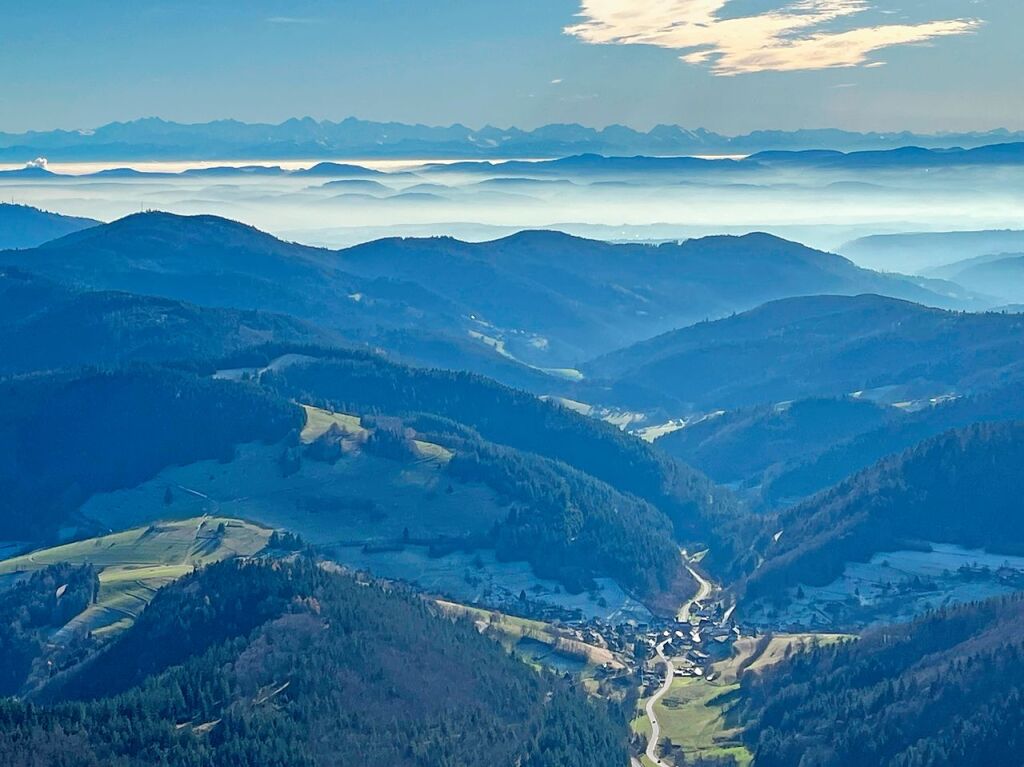 Aussicht vom Belchengipfel