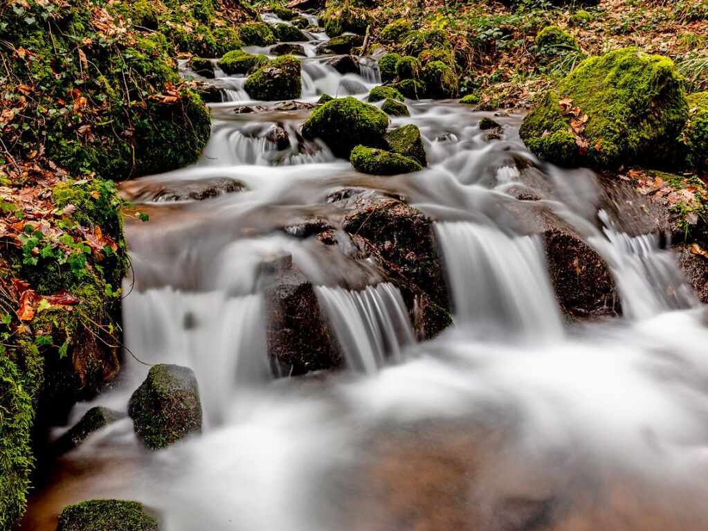 Altersbachwasserfall  oberhalb des Waldgasthof Altersbach an der Kandelstrae zwischen Waldkirch und dem Kandelgipfel