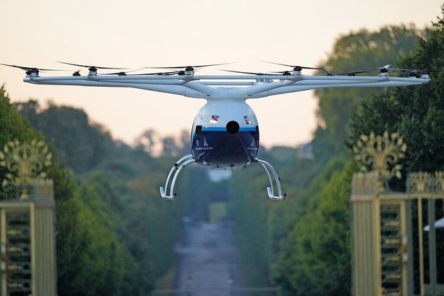 Im Rahmen der Olympischen Spiele in Pa...a Volocopter. Sie testet auch in Lahr.  | Foto: Mosa'ab Elshamy (dpa)