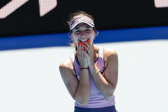 Eva Lys wollte schon abreisen – nun steht sie  bei den Australian Open in Runde zwei