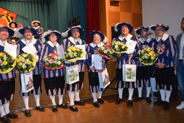 Fanfarenzug Schwarzenberger Herolde feiert Jubilumsabend und wird vom Verband geehrt