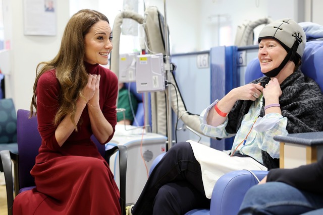 Kate hatte selbst eine Chemotherapie bekommen.  | Foto: Chris Jackson/PA Wire/dpa