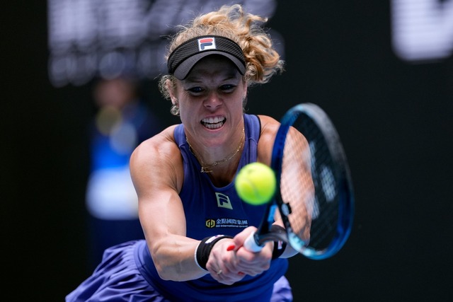 Laura Siegemund lieferte der favorisie...ura Siegemund einen gro&szlig;en Kampf  | Foto: Asanka Brendon Ratnayake/AP/dpa