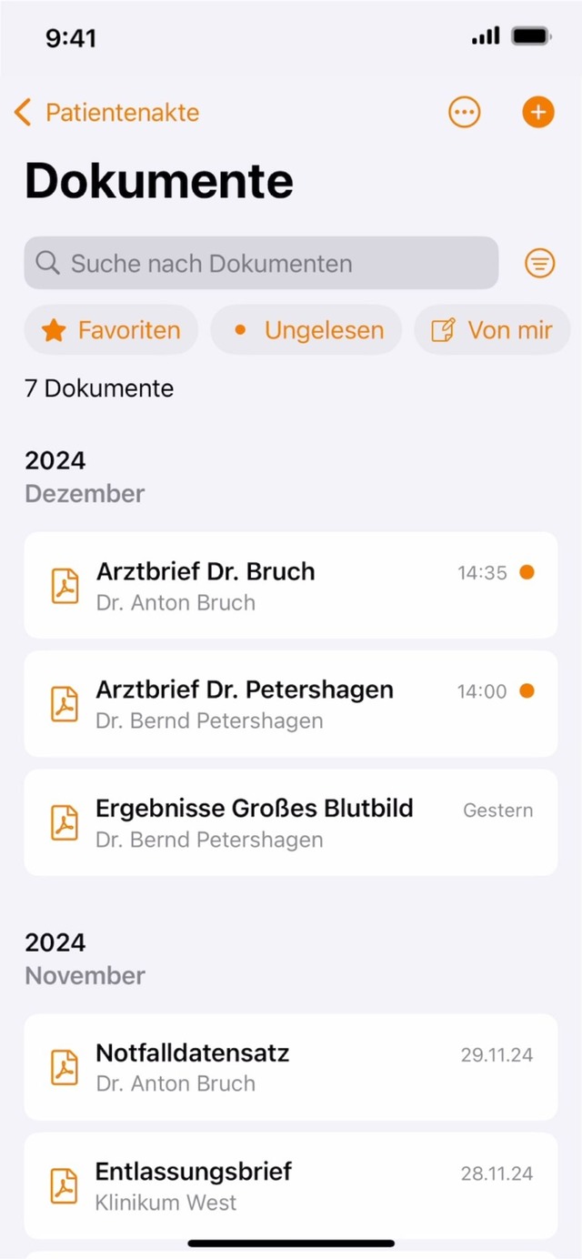 Patienten k&ouml;nnen die E-Akte am Smartphone anschauen. (Handout)  | Foto: DAK-Gesundheit/dpa