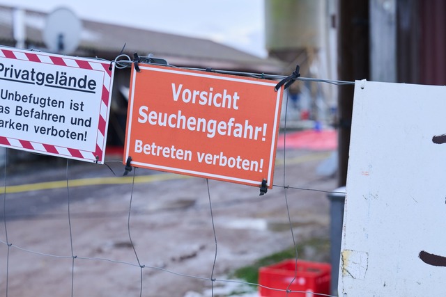 Die Auswirkungen des Seuchenausbruchs ...nate zu sp&uuml;ren sein. (Archivbild)  | Foto: Annette Riedl/dpa