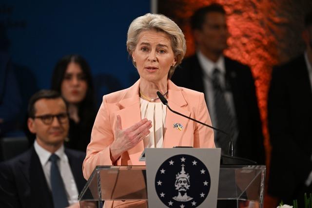 Karlspreis fr Ursula von der Leyen - 