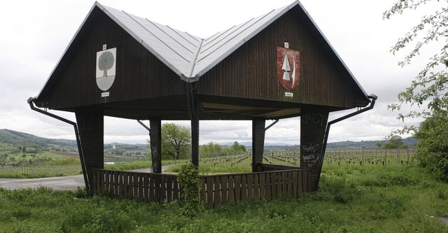 Der Pavillon am Hrd knnte durch Holzskulpturen aufgewertet werden.  | Foto: Michael masson