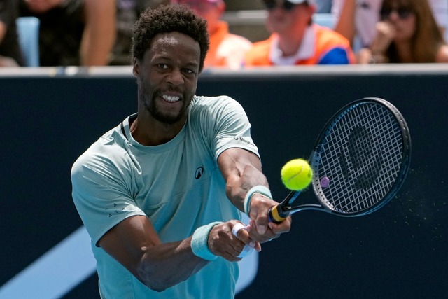 Altstar Ga&euml;l Monfils sorgt bei de...tralian Open f&uuml;r gute Ergebnisse.  | Foto: Asanka Brendon Ratnayake/AP/dpa