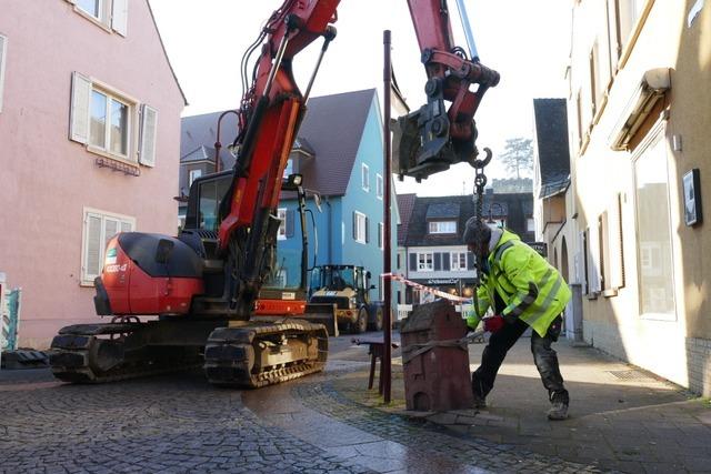 Der letzte Schritt bei der Sanierung der Innenstadt: Mhlgasse in Breisach wird neu gestaltet