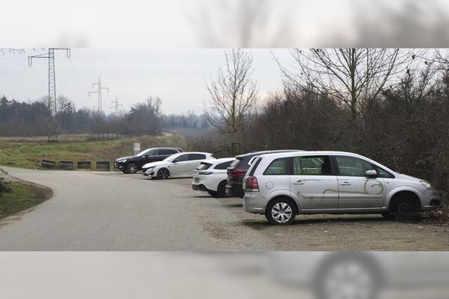 Geschtzter und gemiedener Parkplatz