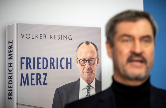 "Friedrich Merz ist kantig, ja. Aber d...kus S&ouml;der &uuml;ber den CDU-Chef.  | Foto: Michael Kappeler/dpa