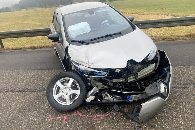 In Titisee-Neustadt gab es einen Verkehrsunfall mit einer leicht verletzten Person