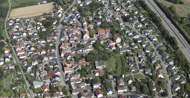 Blick auf das historische Zentrum von Binzen  | Foto: Erich Meyer