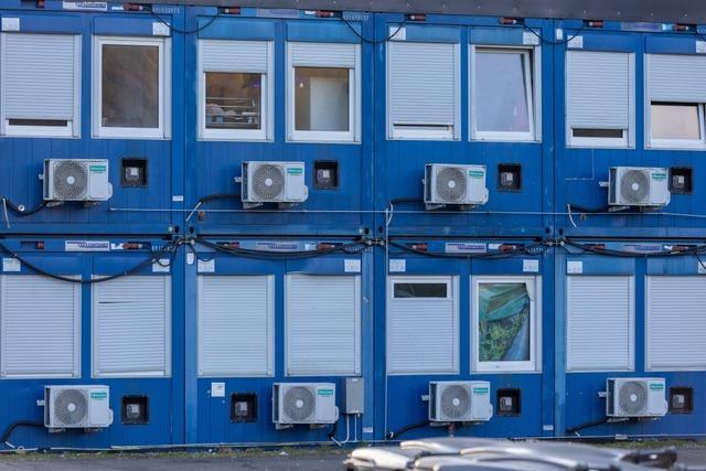 In Winden gibt es rger um die Containerunterkunft fr Geflchtete