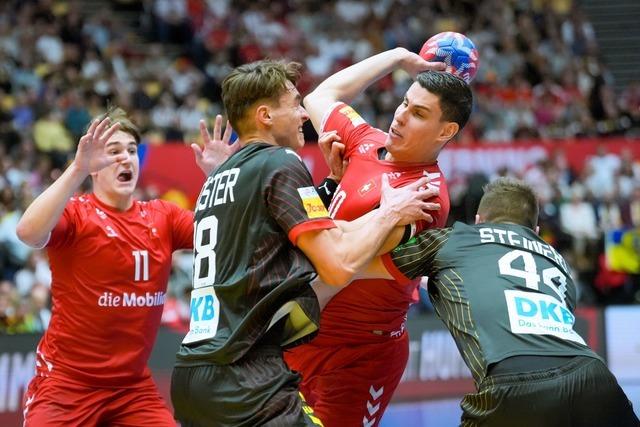 Dank Wolff: Handballer mit Zittersieg gegen die Schweiz