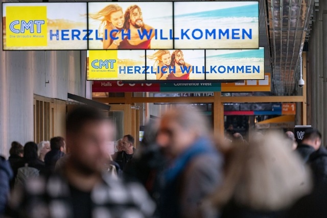 Auch in diesem Jahr werden wieder Zehn...esucher zur CMT erwartet. (Archivbild)  | Foto: Marijan Murat/dpa