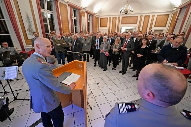 Neujahrsempfang der Deutsch-Franzsischen Brigade in Mllheim steht im Zeichen einer angespannten Weltlage