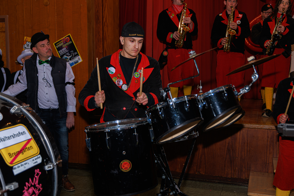 Tolle Stimmung herrschte beim Gugge-Festival in der Stadthalle in Breisach.