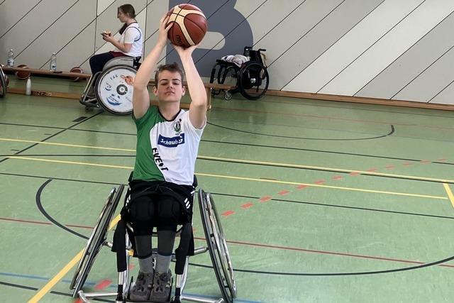 Ein 16-jhriger Rollstuhlbasketballer aus Denzlingen begeistert nicht nur seinen Trainer