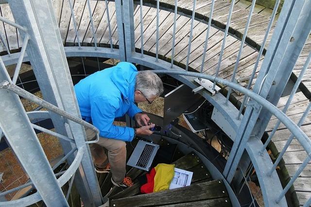 Neue Technik sorgt wieder fr barrierefreien Ausblick vom Eichbergturm – auf der Homepage