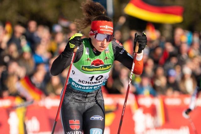 "Unfassbar": Die Schwarzwlderin Nathalie Armbruster glnzt beim Kombinierer-Weltcup in Schonach