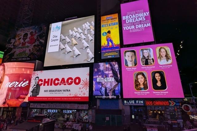 Die zehnjhrige Hanna Ronecker aus Denzlingen tanzte auf dem Broadway in New York