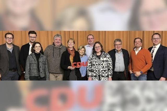 Neues Vorstandsteam beim CDU-Stadtverband