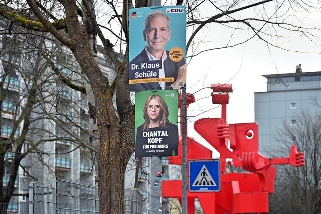 Wer hat in Freiburg bei der Bundestagswahl die besten Chancen auf ein Direktmandat?