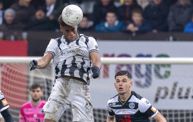 Erst ein Pfostentreffer, dann das sieb...ss  den FC Basel in Lugano in Fhrung.  | Foto: IMAGO/Philipp Kresnik / SPP