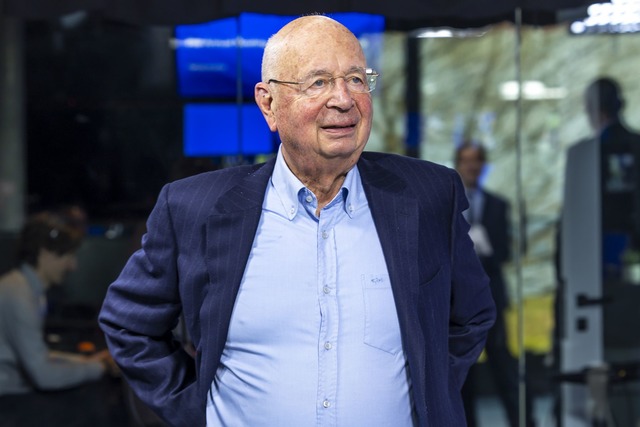 Wissenschaftler Klaus Schwab hat das W...50 Jahren gegr&uuml;ndet. (Archivbild)  | Foto: Salvatore Di Nolfi/KEYSTONE/dpa