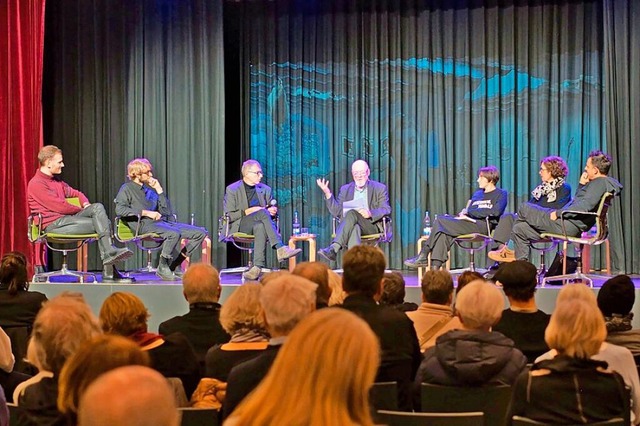 Till Langschied (von links), Timo Krop..., Isabel Balzer, Patrick Luetzelschwab  | Foto: Birgit-Cathrin Duval