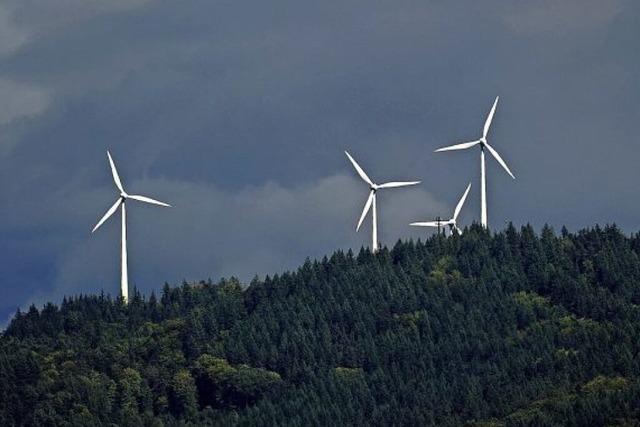 Wo Windrder rund um Freiburg gebaut, geplant und Standorte geprft werden