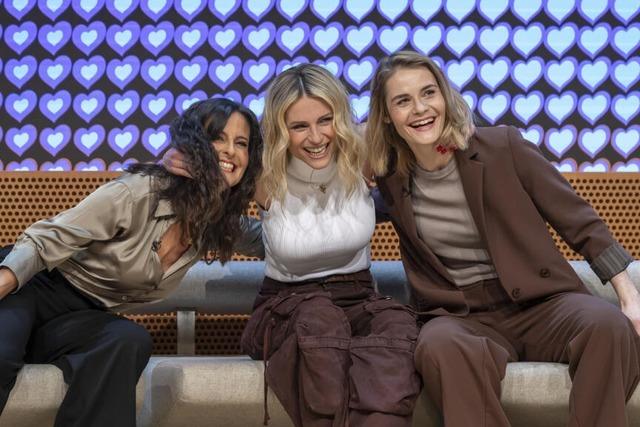 Michelle Hunziker, Hazel Brugger und Sandra Studer moderieren den ESC 2025 in Basel