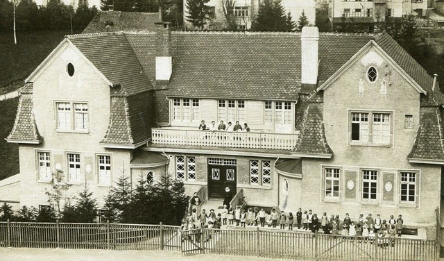 Der Kindergarten St. Elisabeth im Jahr 1926   | Foto: Archiv Roland Weis