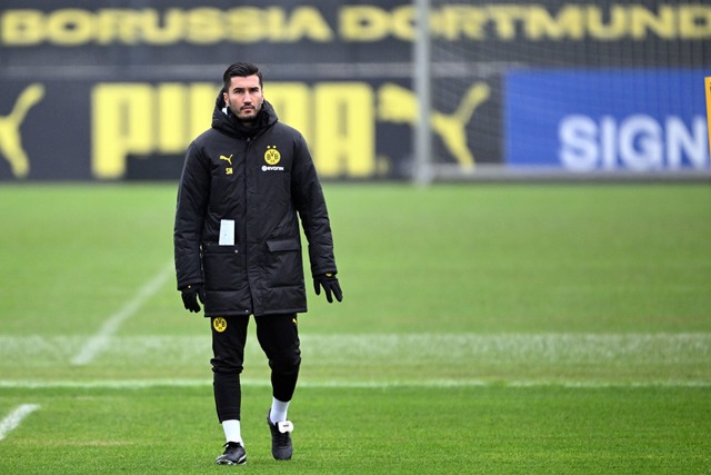 Nuri Sahin steht mit dem BVB in Bologna m&auml;chtig unter Druck.  | Foto: Federico Gambarini/dpa