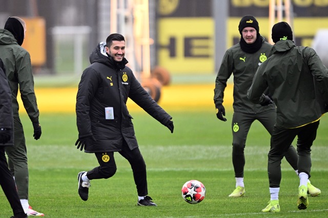 Nuri Sahin war im Training selbst am Ball aktiv.  | Foto: Federico Gambarini/dpa