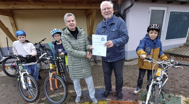 Fahrradfreundliche Schule: Wallbachs O...er-Grundschule, Christine Berchtold.  | Foto: Susanne Eschbach