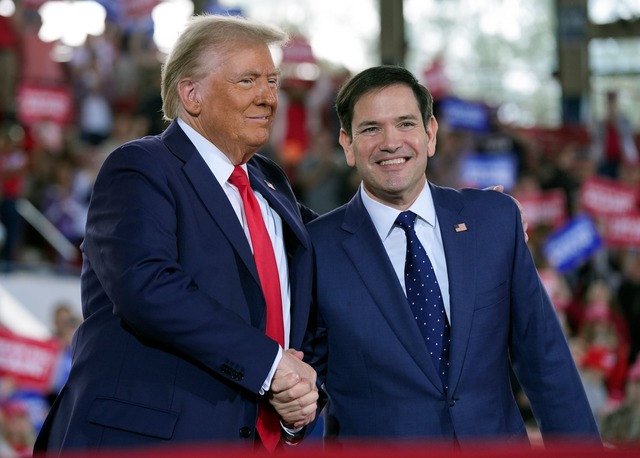 Marco Rubio ist Trumps Au&szlig;enminister. (Archivbild)  | Foto: Evan Vucci/AP/dpa