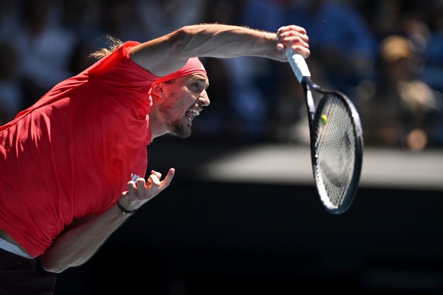 Alexander Zverev gewinnt sein Viertelfinale bei den Australian Open  | Foto: Lukas Coch/AAP/dpa