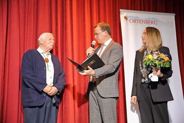 Die Staufermedaille fr Wilhelm von Ascheradens nachhaltiges soziales Engagement in Ortenberg und Offenburg