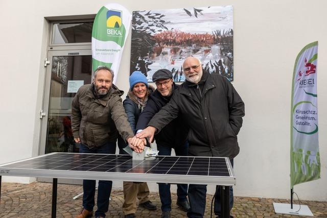 Solarstromprojekt in Riegel: Rathaus wird damit fast autark