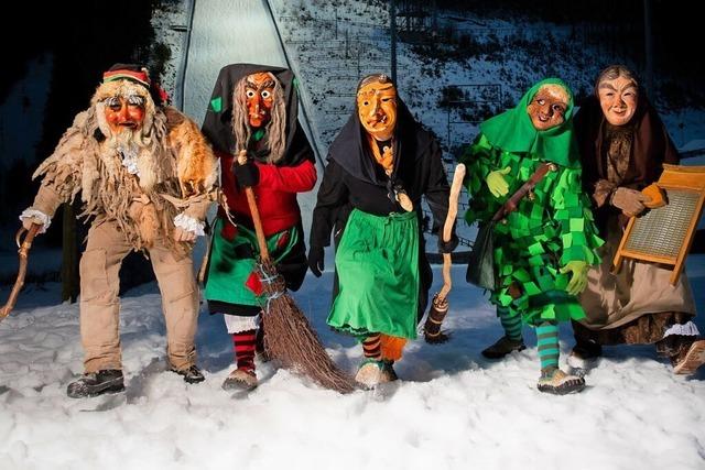 Schrttele und Hexen feiern gemeinsam Geburtstag in Titisee-Neustadt